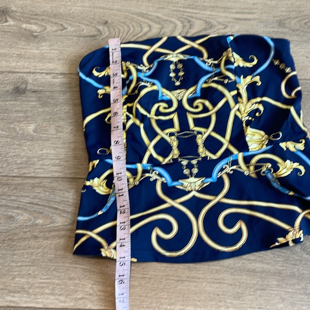 J.McLaughlin Strapless Print Top - Picture 8 of 11